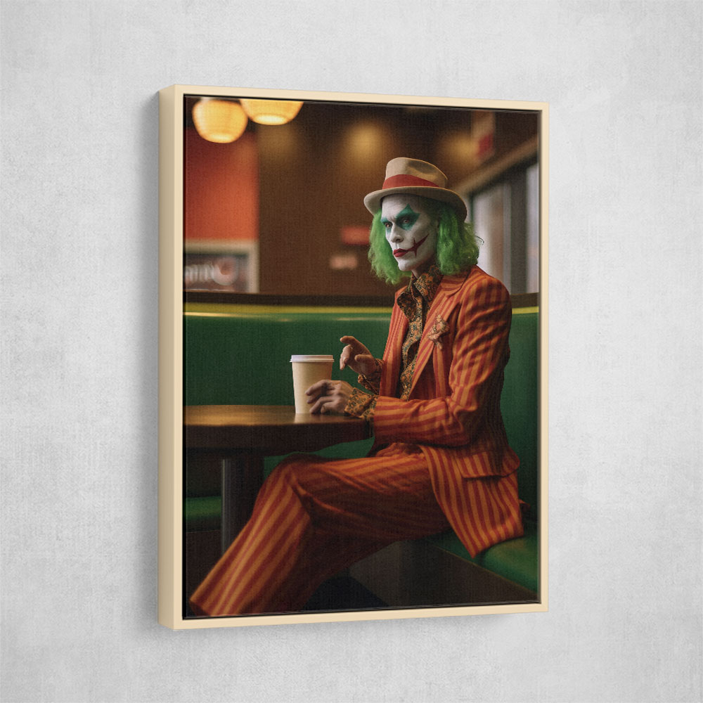 The Joker Coffee Time Wall Art