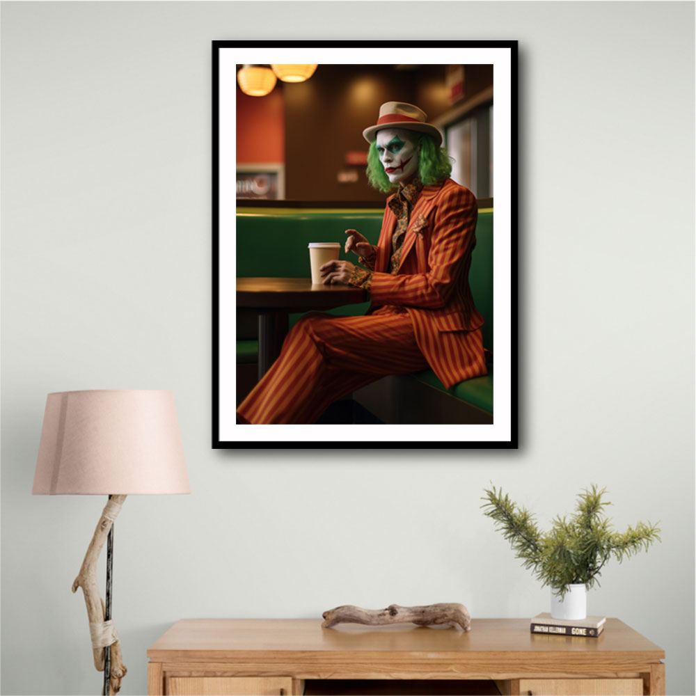 The Joker Coffee Time Wall Art