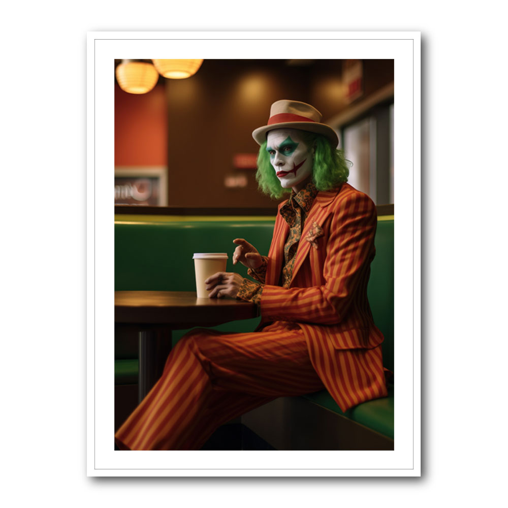 The Joker Coffee Time Wall Art