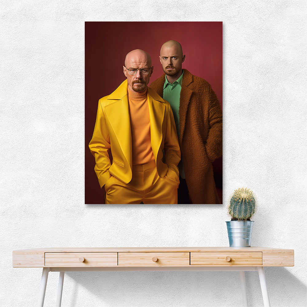 Walter White and Jesse Pinkman Vogue Wall Art