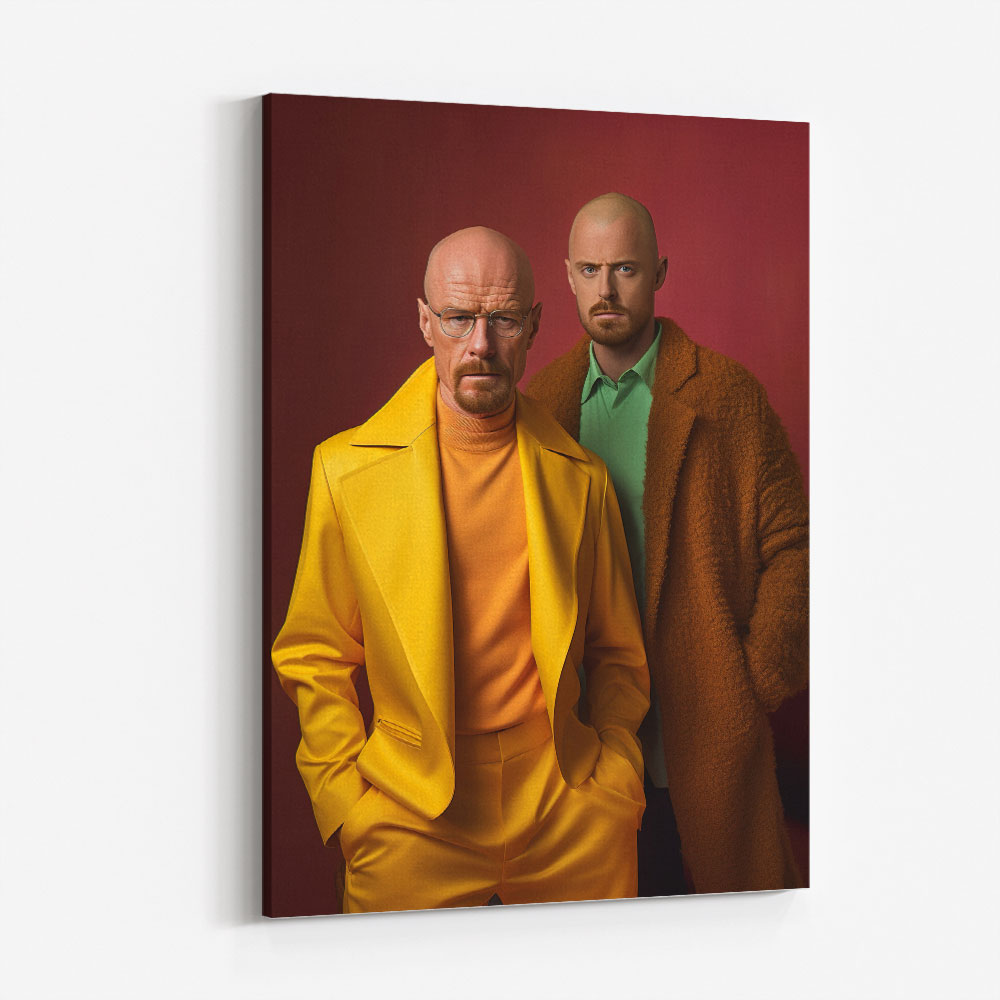 Walter White and Jesse Pinkman Vogue Wall Art