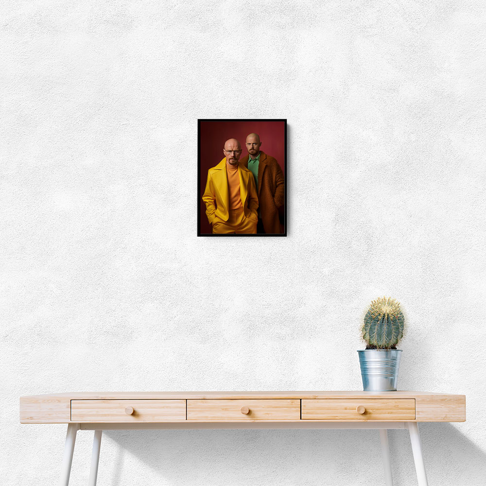 Walter White and Jesse Pinkman Vogue Wall Art