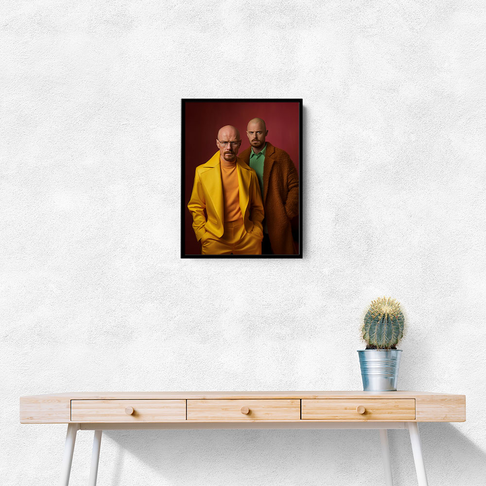 Walter White and Jesse Pinkman Vogue Wall Art