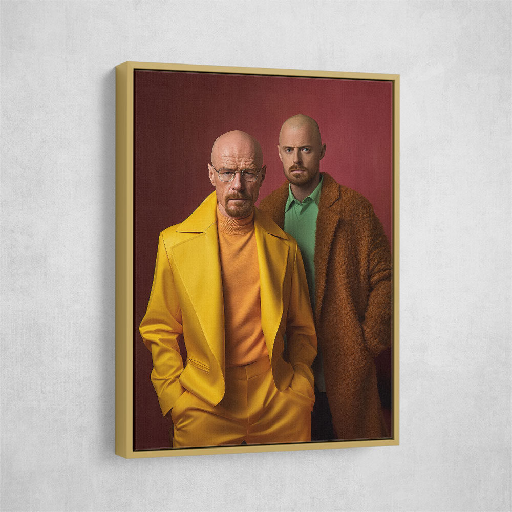 Walter White and Jesse Pinkman Vogue Wall Art