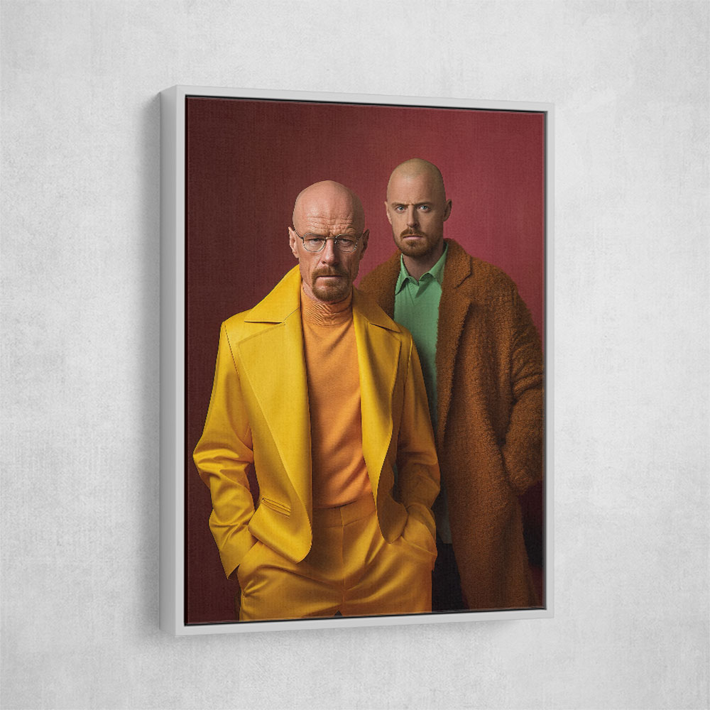 Walter White and Jesse Pinkman Vogue Wall Art