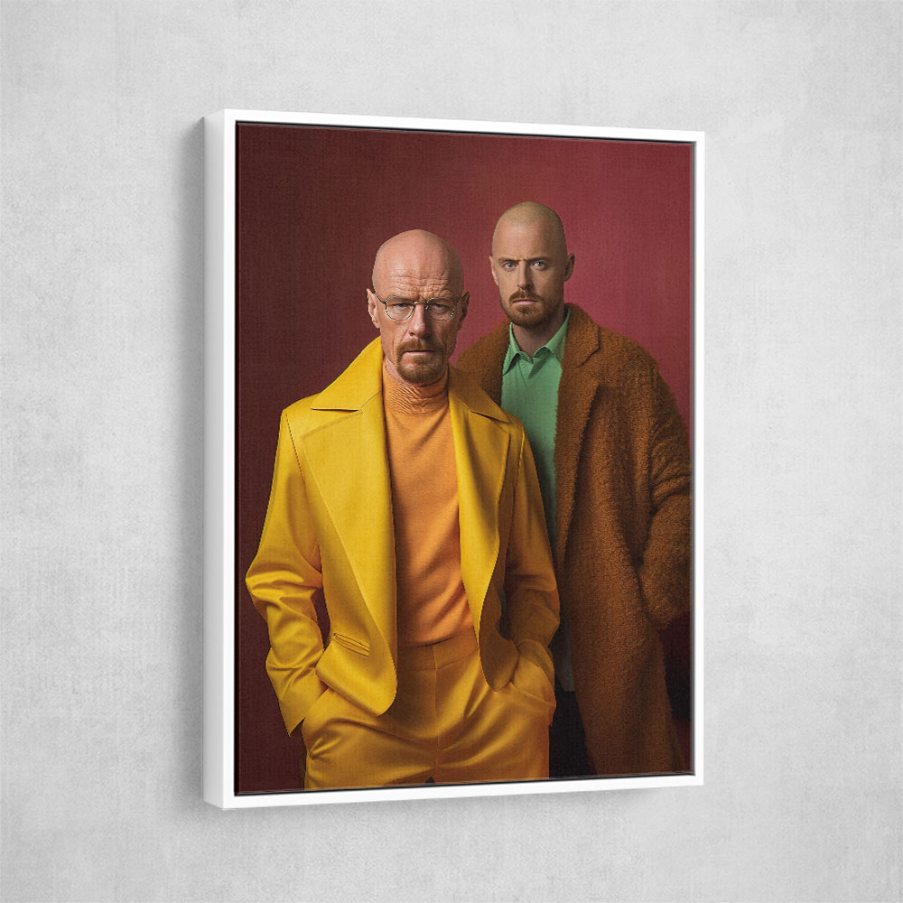 Walter White and Jesse Pinkman Vogue Wall Art