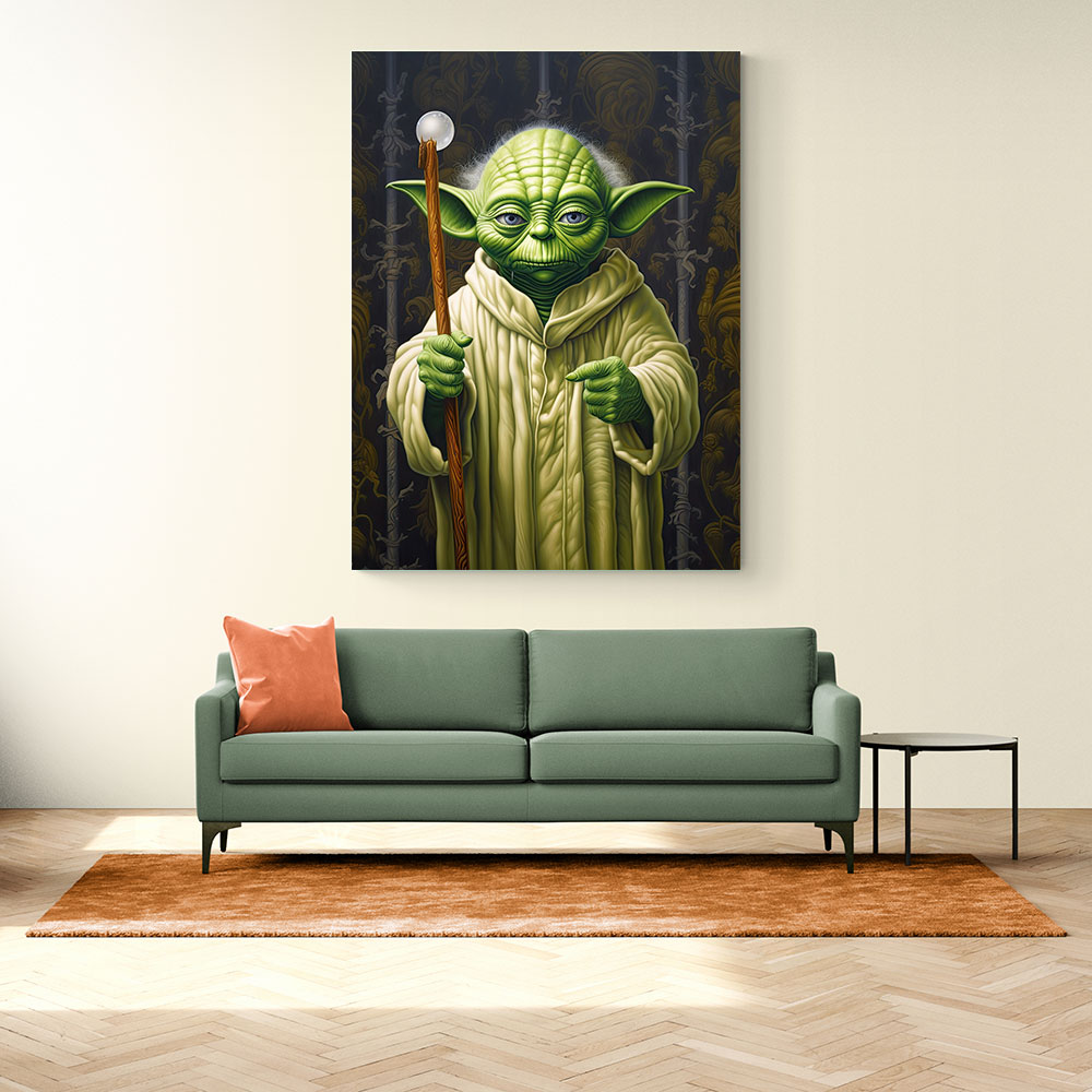 Wise Yoda Wall Art