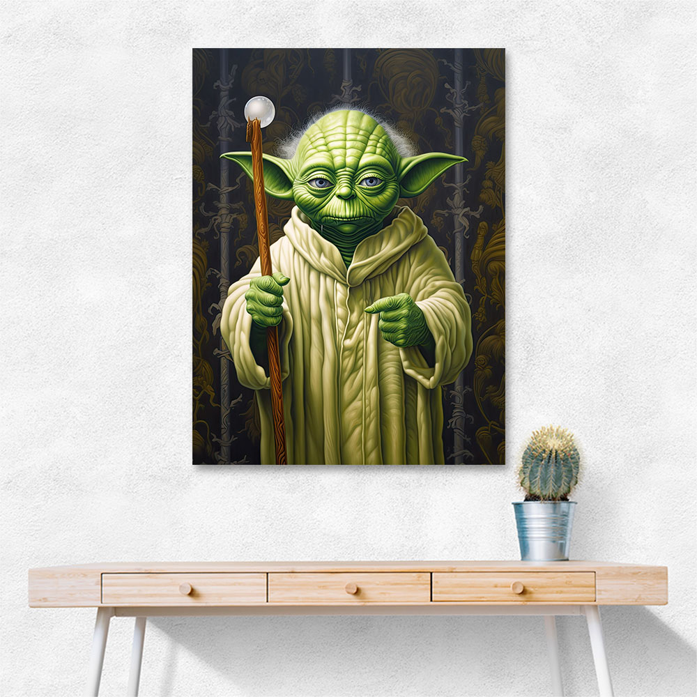 Wise Yoda Wall Art