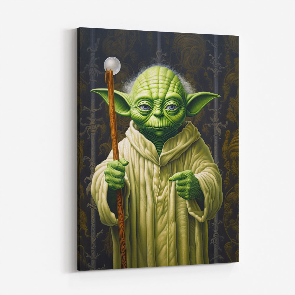 Wise Yoda Wall Art