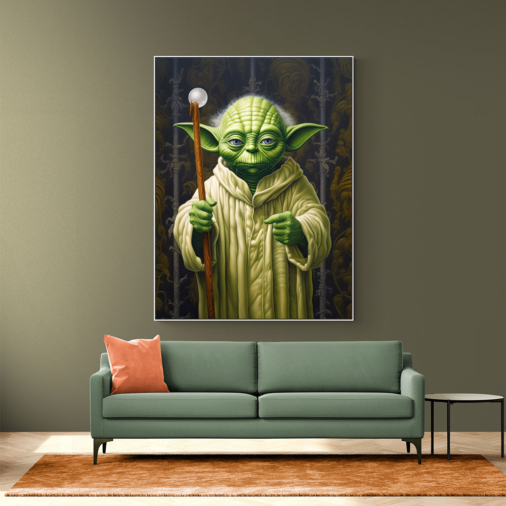 Wise Yoda Wall Art