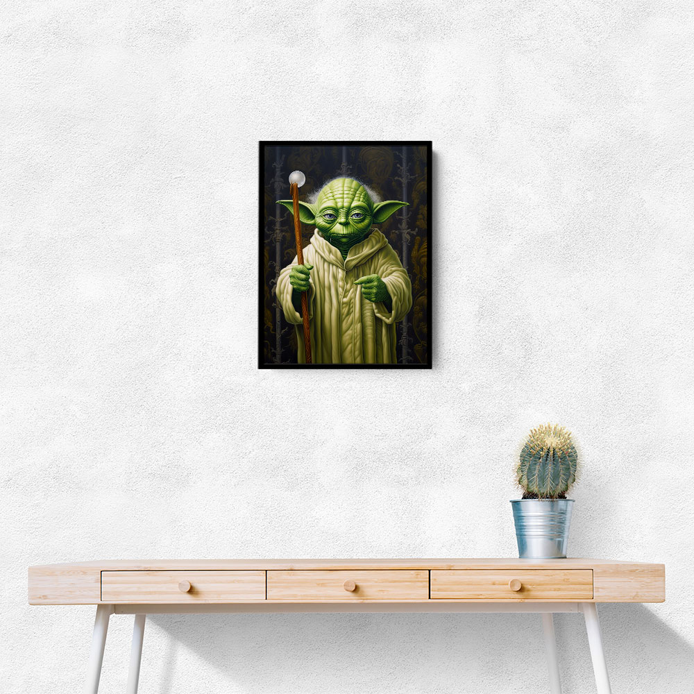 Wise Yoda Wall Art