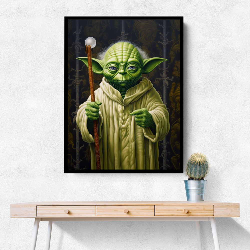 Wise Yoda Wall Art