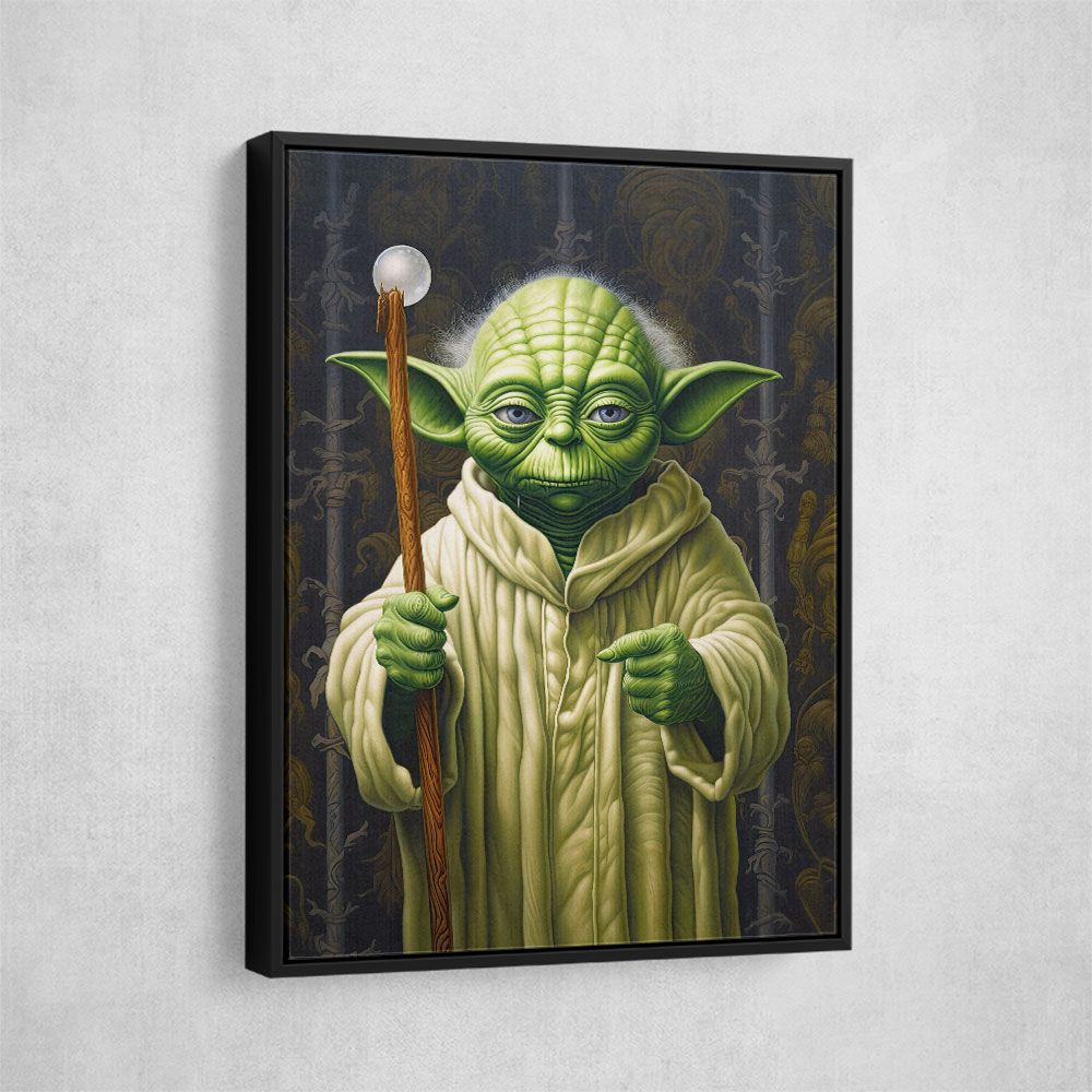 Wise Yoda Wall Art