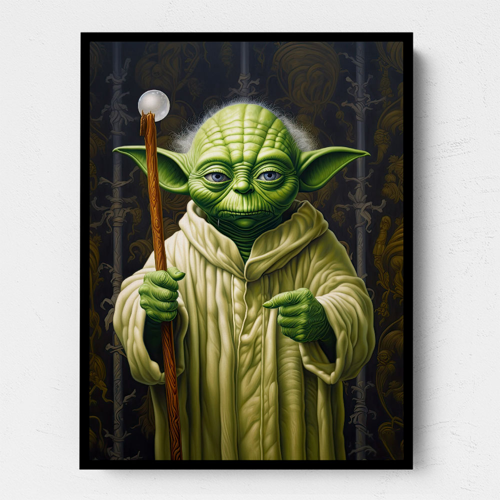 Wise Yoda Wall Art