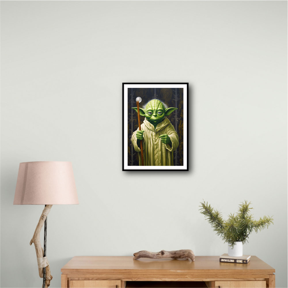 Wise Yoda Wall Art