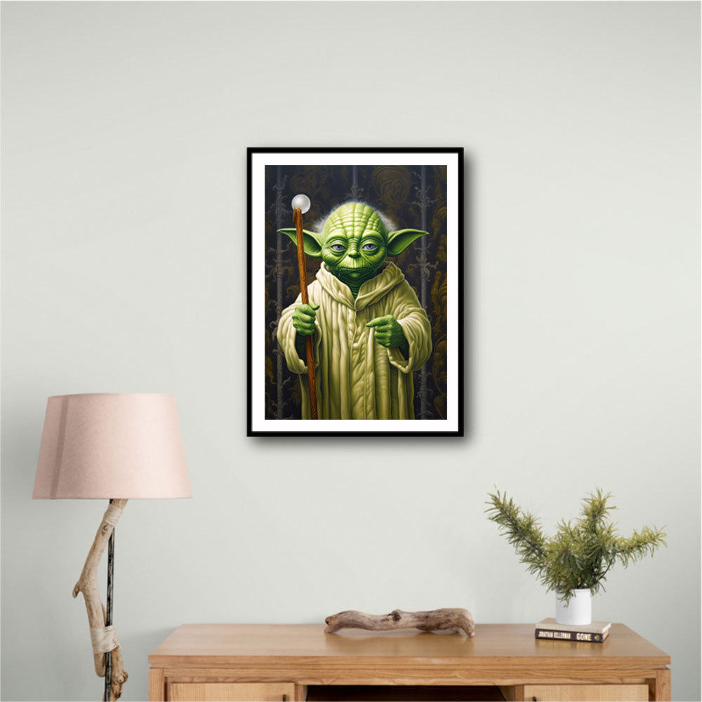 Wise Yoda Wall Art