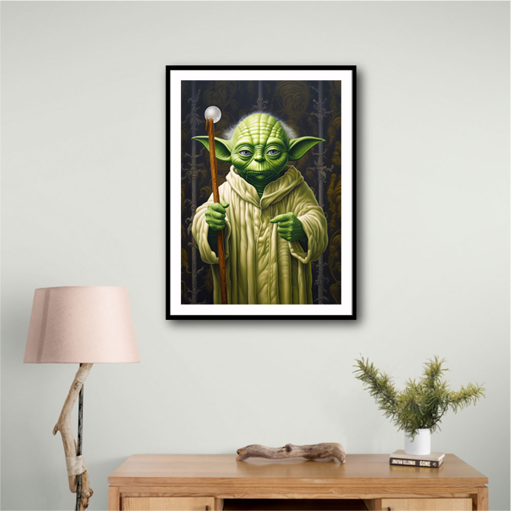 Wise Yoda Wall Art