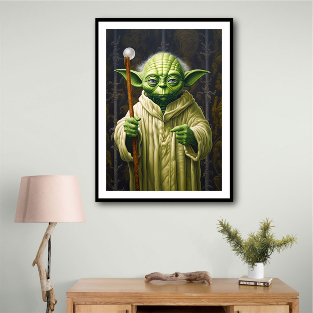 Wise Yoda Wall Art