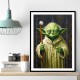 Wise Yoda Wall Art