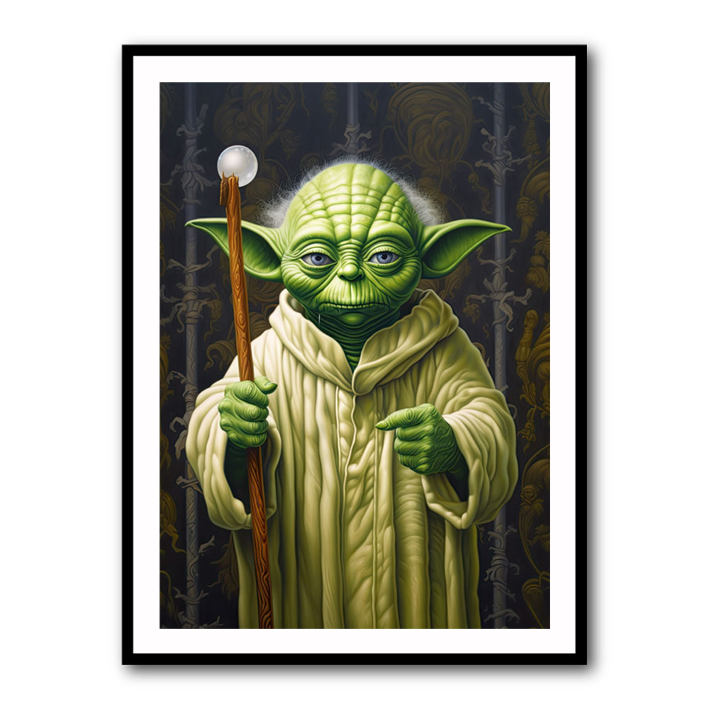 Wise Yoda Wall Art