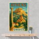 Athens Greece Travel Poster 1 Wall Art