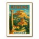 Athens Greece Travel Poster 1 Wall Art