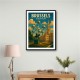 Brussels Travel Poster Wall Art