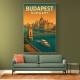 Budapest Travel Poster Wall Art