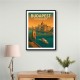 Budapest Travel Poster Wall Art