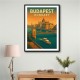 Budapest Travel Poster Wall Art
