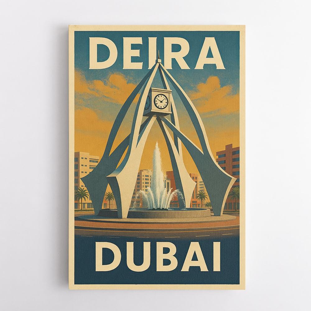 Deira Clock Tower Poster Wall Art