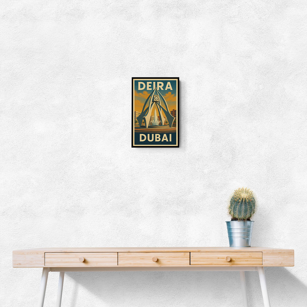 Deira Clock Tower Poster Wall Art