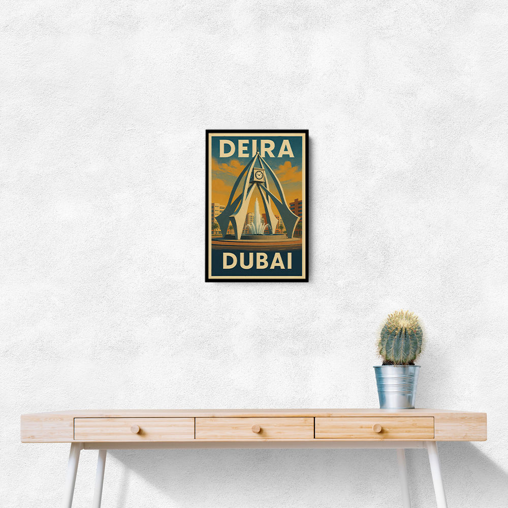 Deira Clock Tower Poster Wall Art