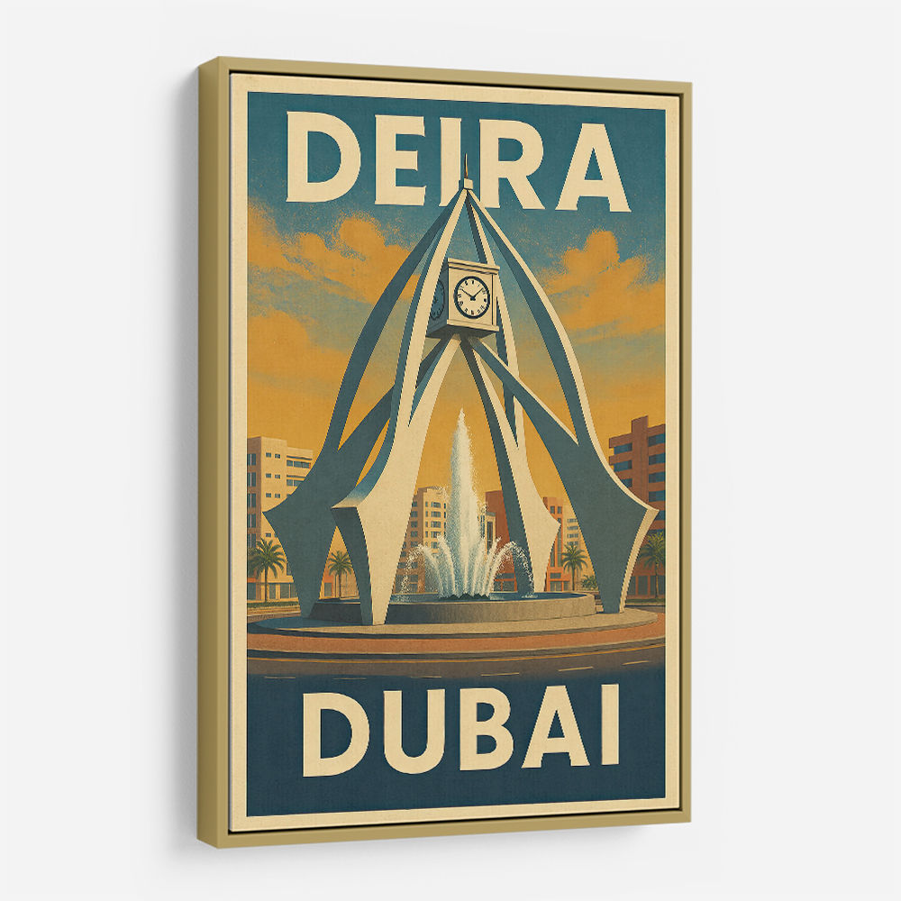 Deira Clock Tower Poster Wall Art
