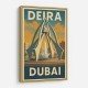Deira Clock Tower Poster Wall Art