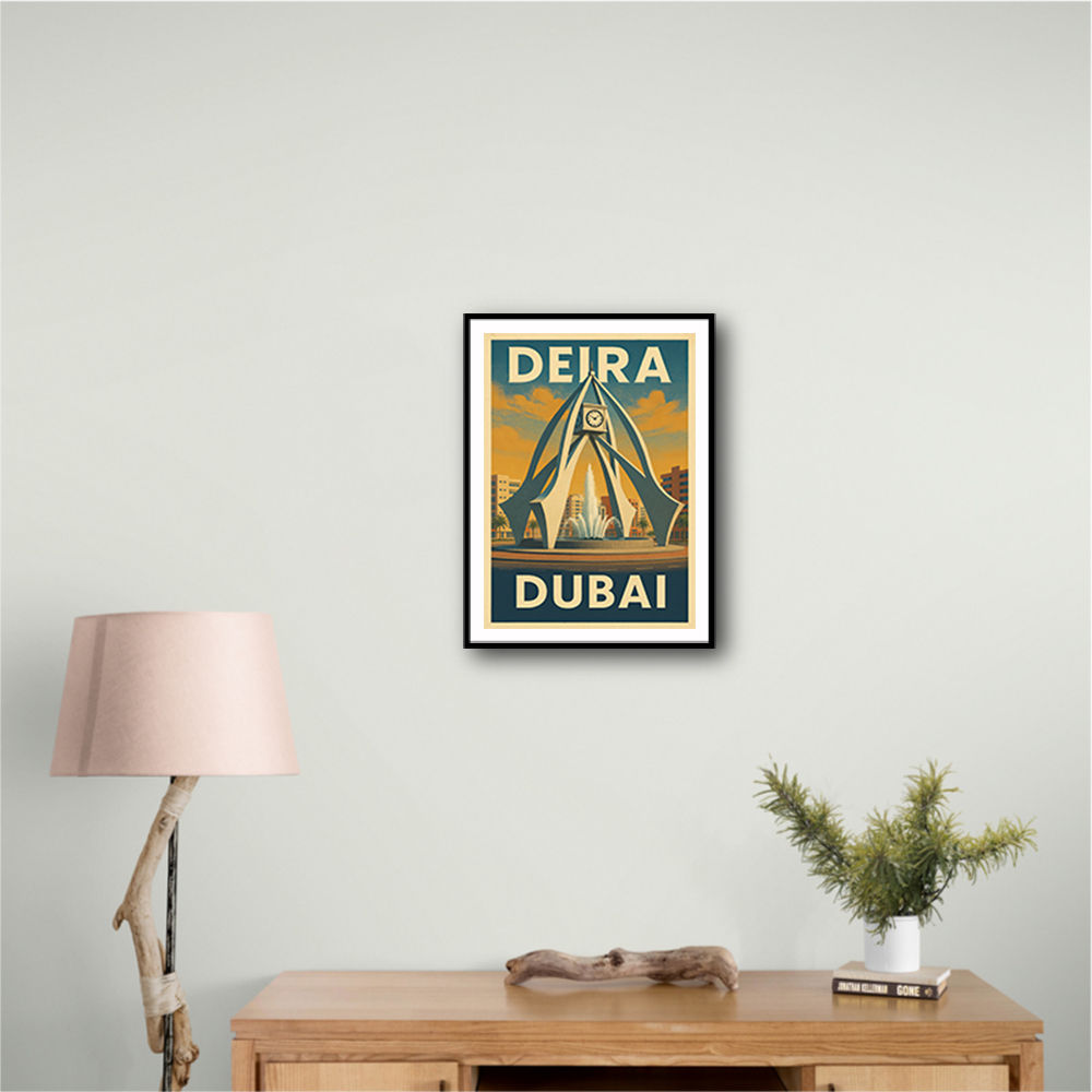Deira Clock Tower Poster Wall Art