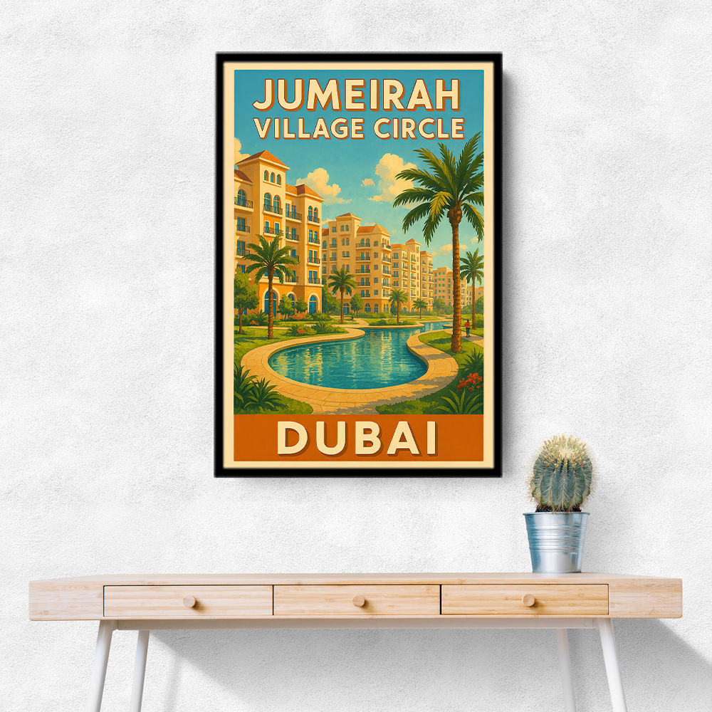 Dubai JVC Poster Wall Art