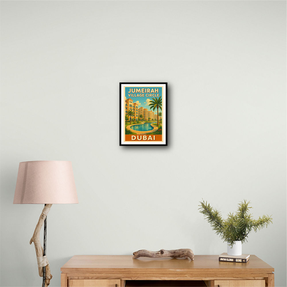 Dubai JVC Poster Wall Art