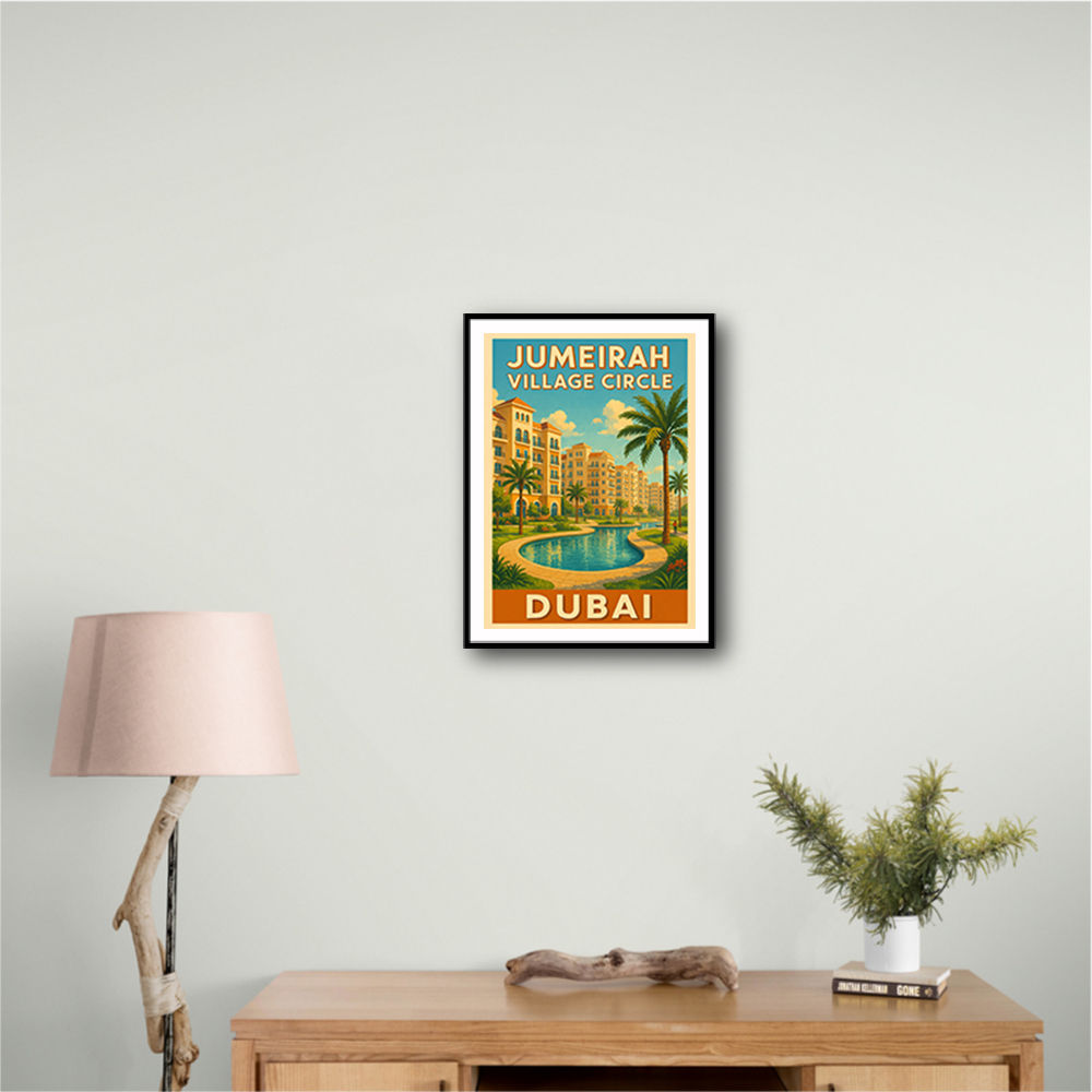 Dubai JVC Poster Wall Art