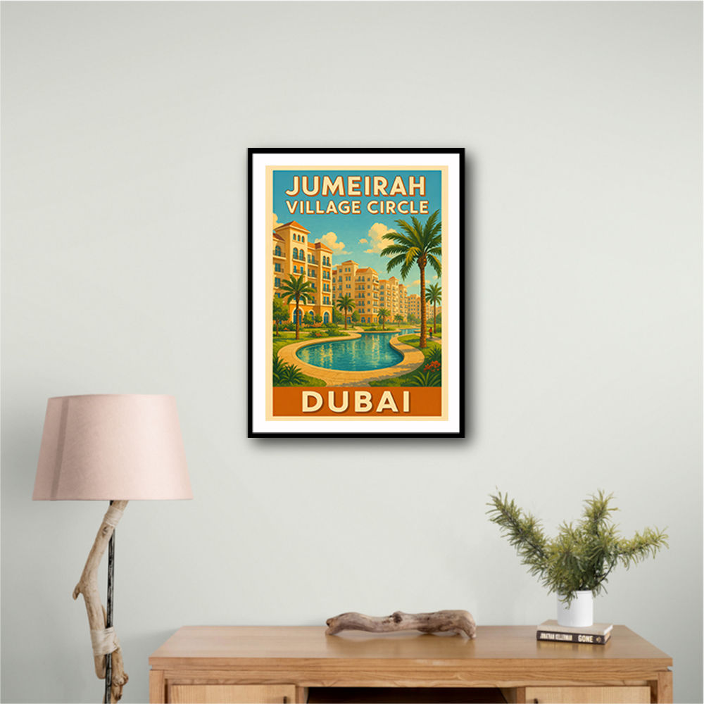 Dubai JVC Poster Wall Art
