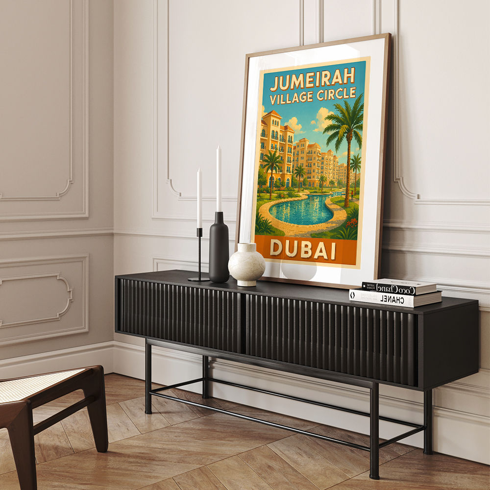 Dubai JVC Poster Wall Art