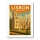 Lisbon Travel Poster 2 Wall Art