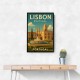 Lisbon Travel Poster 3 Wall Art