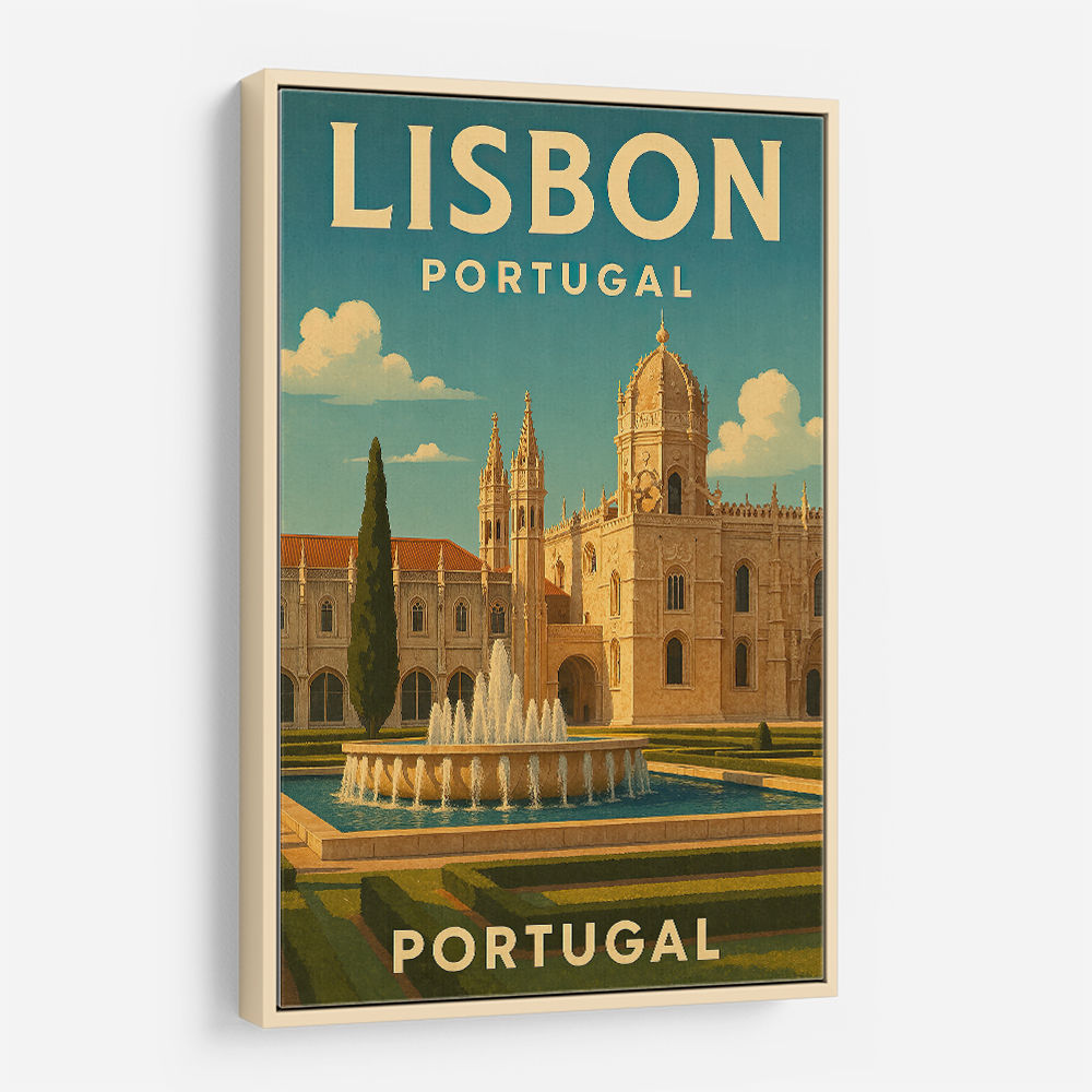 Lisbon Travel Poster 3 Wall Art