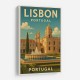Lisbon Travel Poster 3 Wall Art