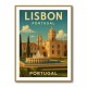 Lisbon Travel Poster 3 Wall Art
