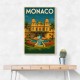 Monaco Casino Travel Poster 1 Wall Art