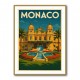 Monaco Casino Travel Poster 1 Wall Art