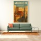 Munich Germany Travel Poster 1 Wall Art
