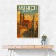 Munich Germany Travel Poster 1 Wall Art